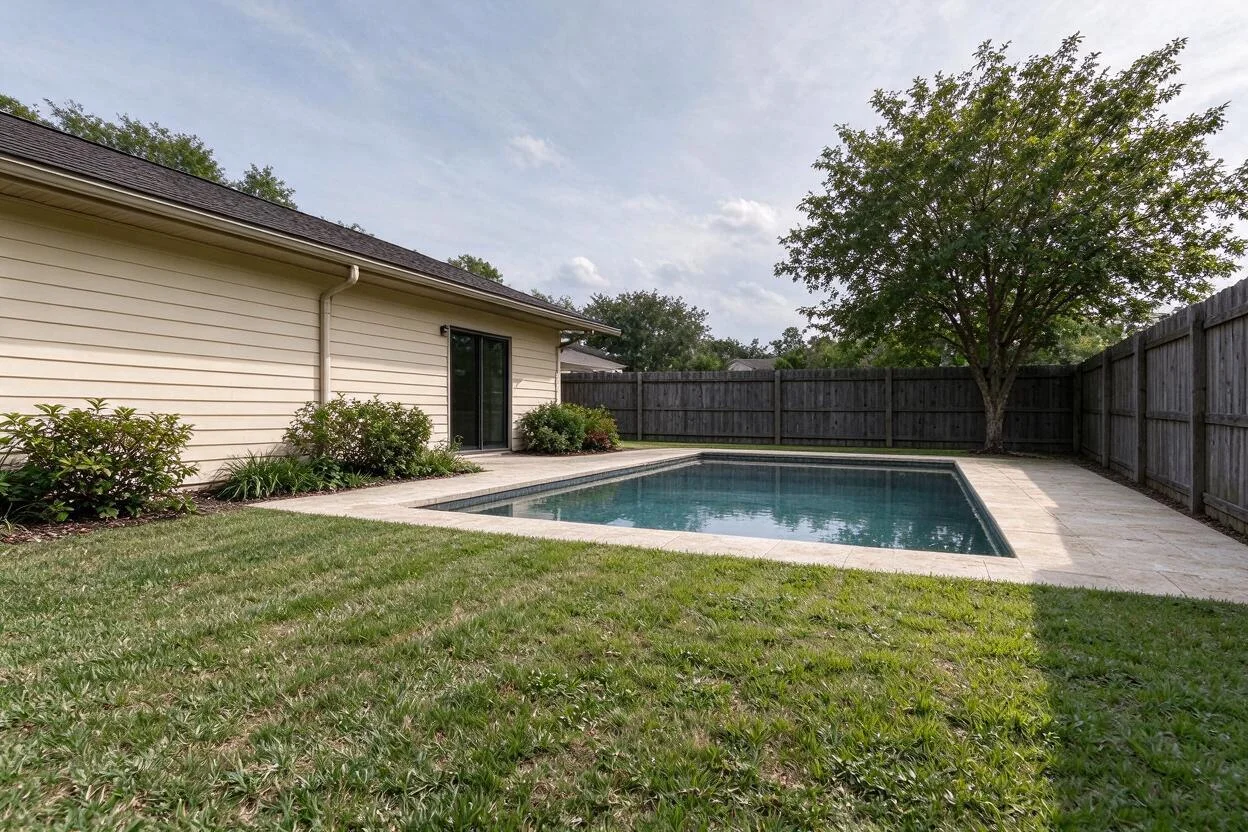 Add a Pool example: real before and after