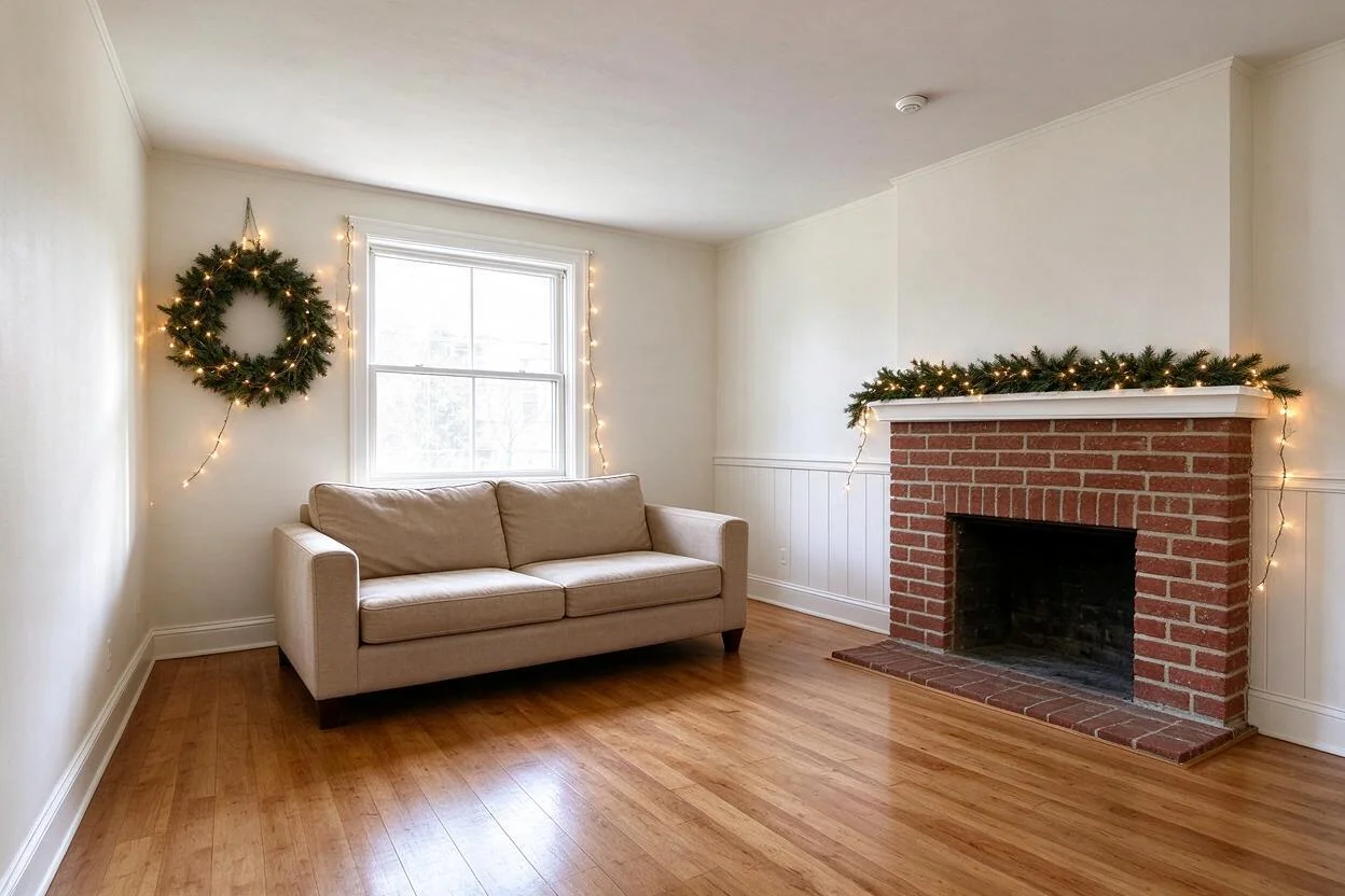Festive Flip example: real before and after