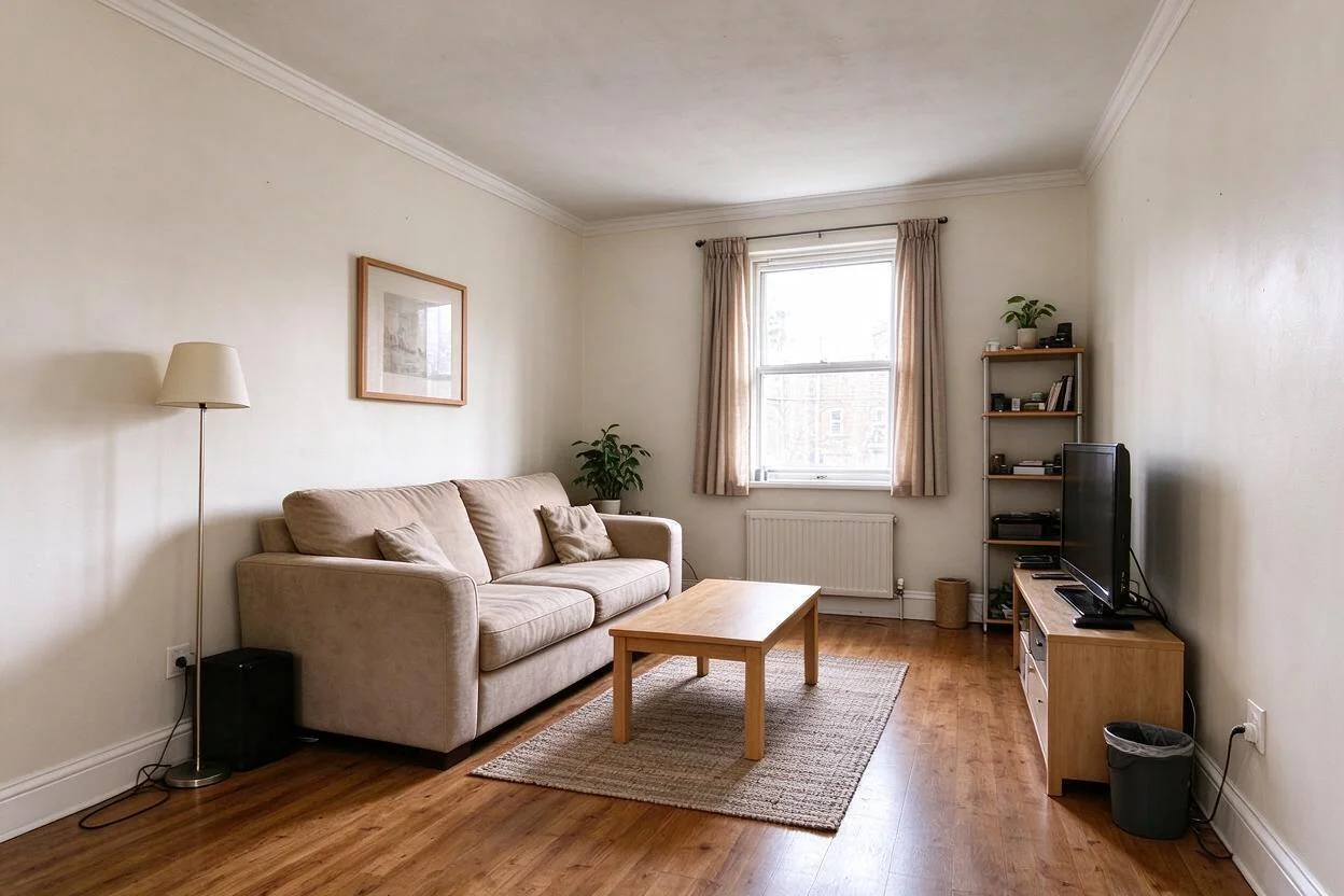 Repaint Walls example: real before and after