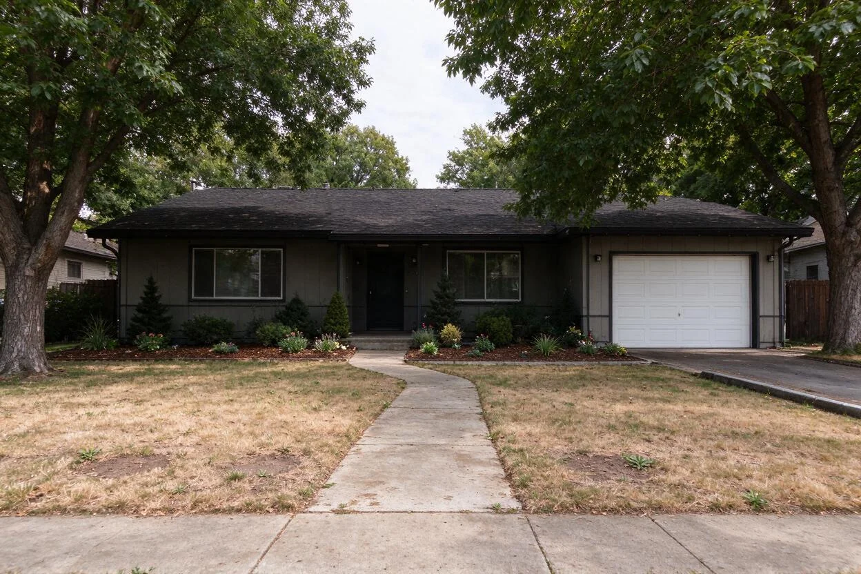 Lawn Replacement: drag to compare before